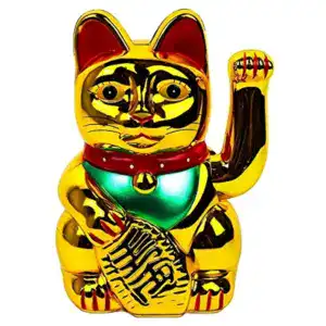Glückskatze als asiatisches Dekor im Online-Shop.