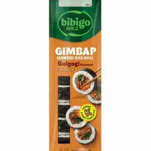 Asiatischer Gimbap Seaweed Rice Roll Bulgogi Style, asiatische Lebensmittel Online-Shop.