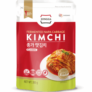 Asiatischer fermentierter Napa Kohl Kimchi, 300g, frisch und lecker.