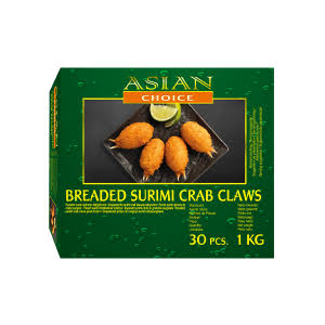 Asiatischer Lebensmittel Online-Shop, Surimi-Krabbenklauen, 500g.