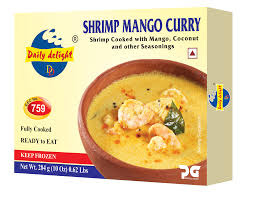Asiatische Lebensmittel Online-Shop, Shrimp Mango Curry, 284g, frisch zubereitet.