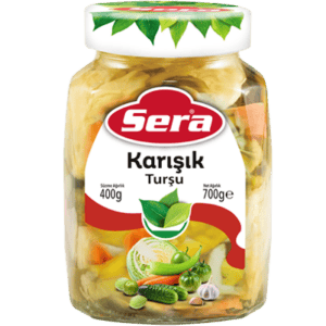 SERA Karışık Tursu 700g, asiatischer Mix aus eingelegtem Gemüse, asiatische Lebensmittel Online-Shop.