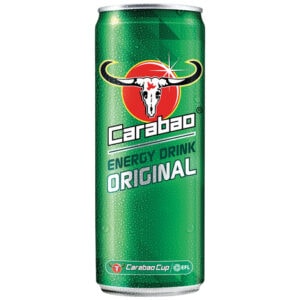 Asiatischer Energy Drink Carabao 330ml, erfrischend und belebend.