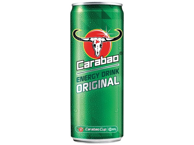 Asiatischer Energy Drink Carabao 330ml, erfrischend und belebend.