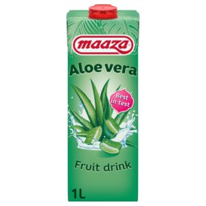 Aloe Vera Fruchtsaft in 1L Packung, asiatische Lebensmittel.