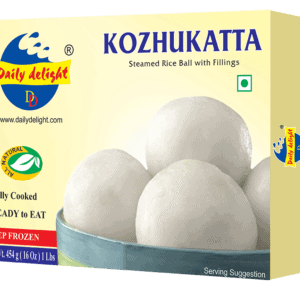 Asiatischer Lebensmittelladen - Kozhukatta, gedämpfte Reisbällchen mit Füllung, 454g.