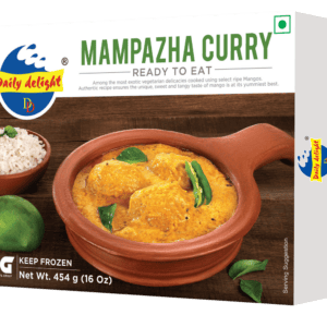 Asiatischer Mampazha Curry im traditionellen Tontopf, asiatische Lebensmittel Online-Shop.