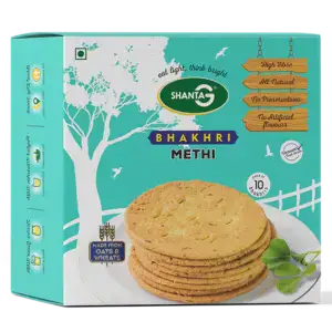 Asiatischer Bhakhri Methi, glutenfrei, 200g, asiatische Lebensmittel Online-Shop.