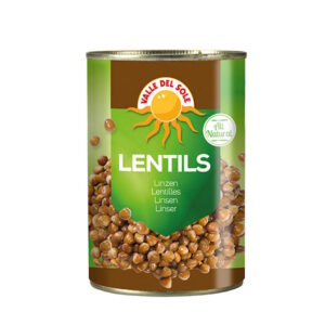 Asiatische Linsen in Dosen, ideal für asiatische Gerichte.
