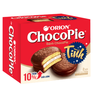 Asiatischer ChocoPie Snack im Online-Shop, 87g Packung.