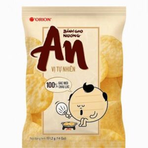 Reiskekse im asiatischen Lebensmittel Online-Shop, 151g Packung.