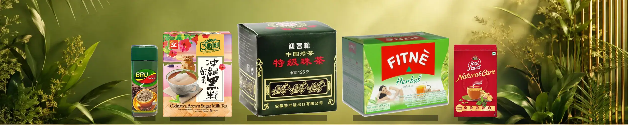 Vielfalt an asiatischen Lebensmitteln im Online-Shop.