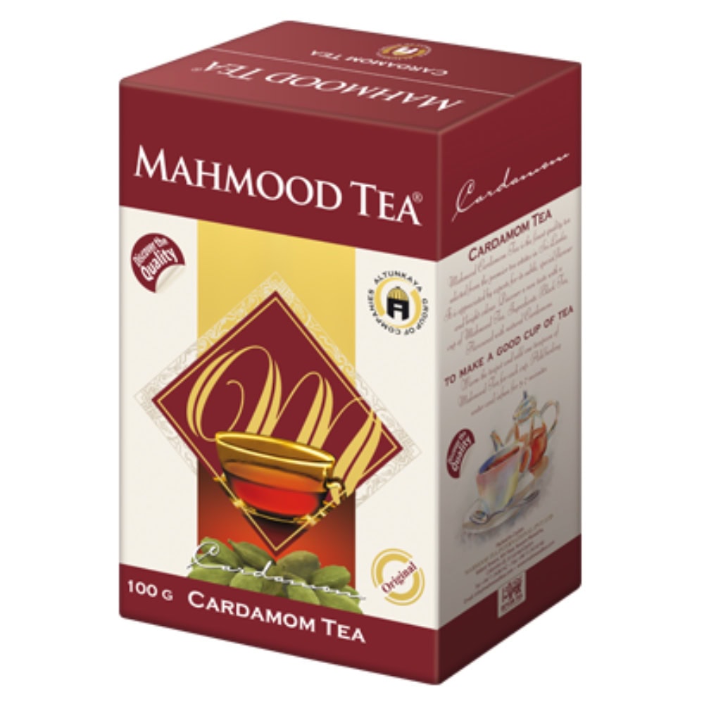 Asiatischer Lebensmittel Online-Shop, Mahmoood Tee mit Kardamom, 100g.