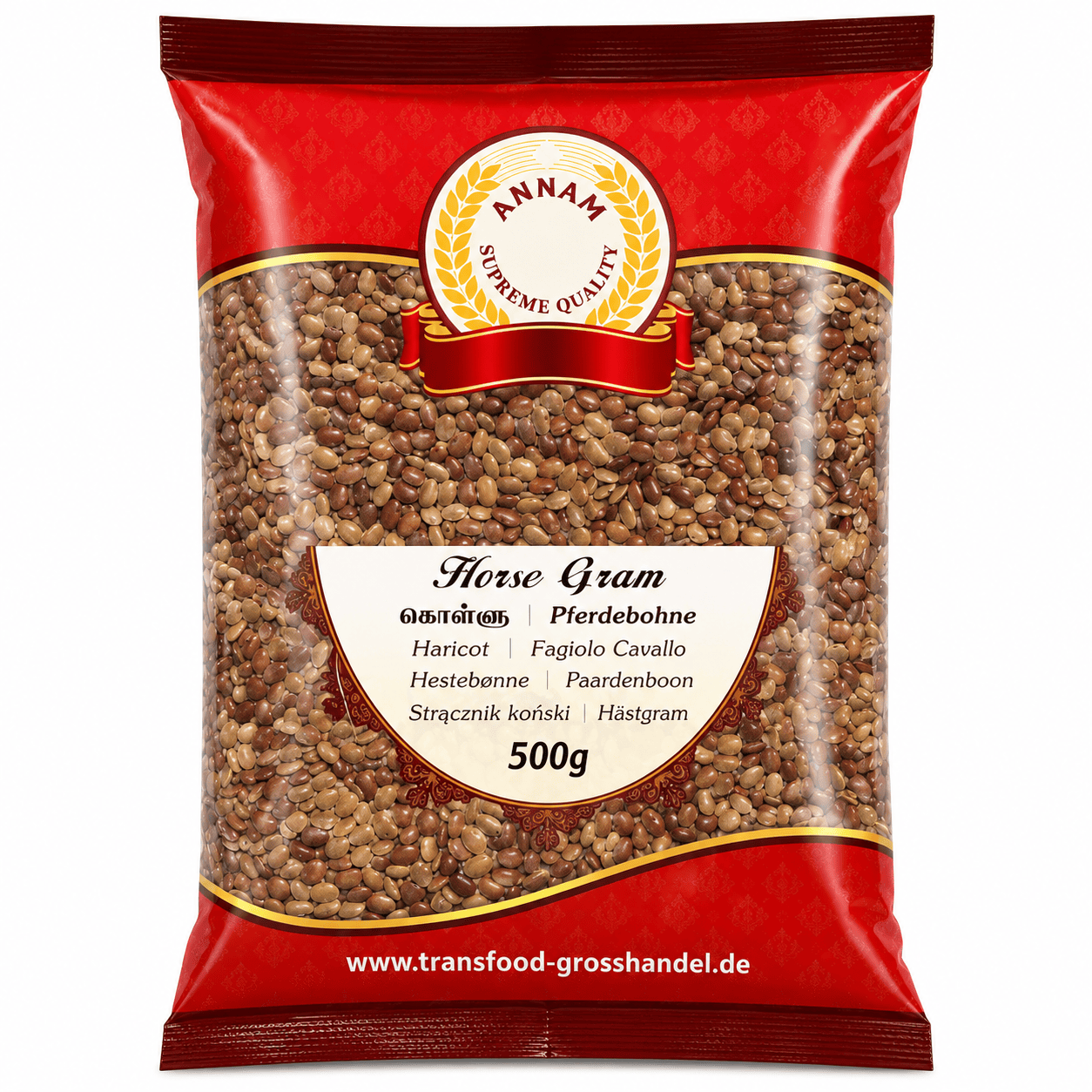 Asiatischer Lebensmittel Online-Shop, Pferdebohnen in 500g Packung.
