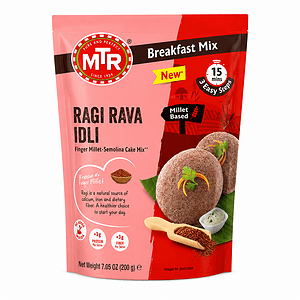 Asiatischer Lebensmittel Online-Shop, Ragi Rava Idli Mix, glutenfrei, schnell zubereitet.