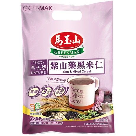 Asiatischer Lebensmittel Online-Shop mit Yam & Mixed Cereal Packung.