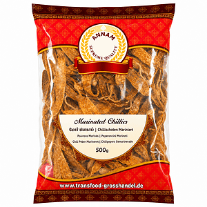 Asiatische Chillis in 500g Packung, ideal für asiatische Gerichte.