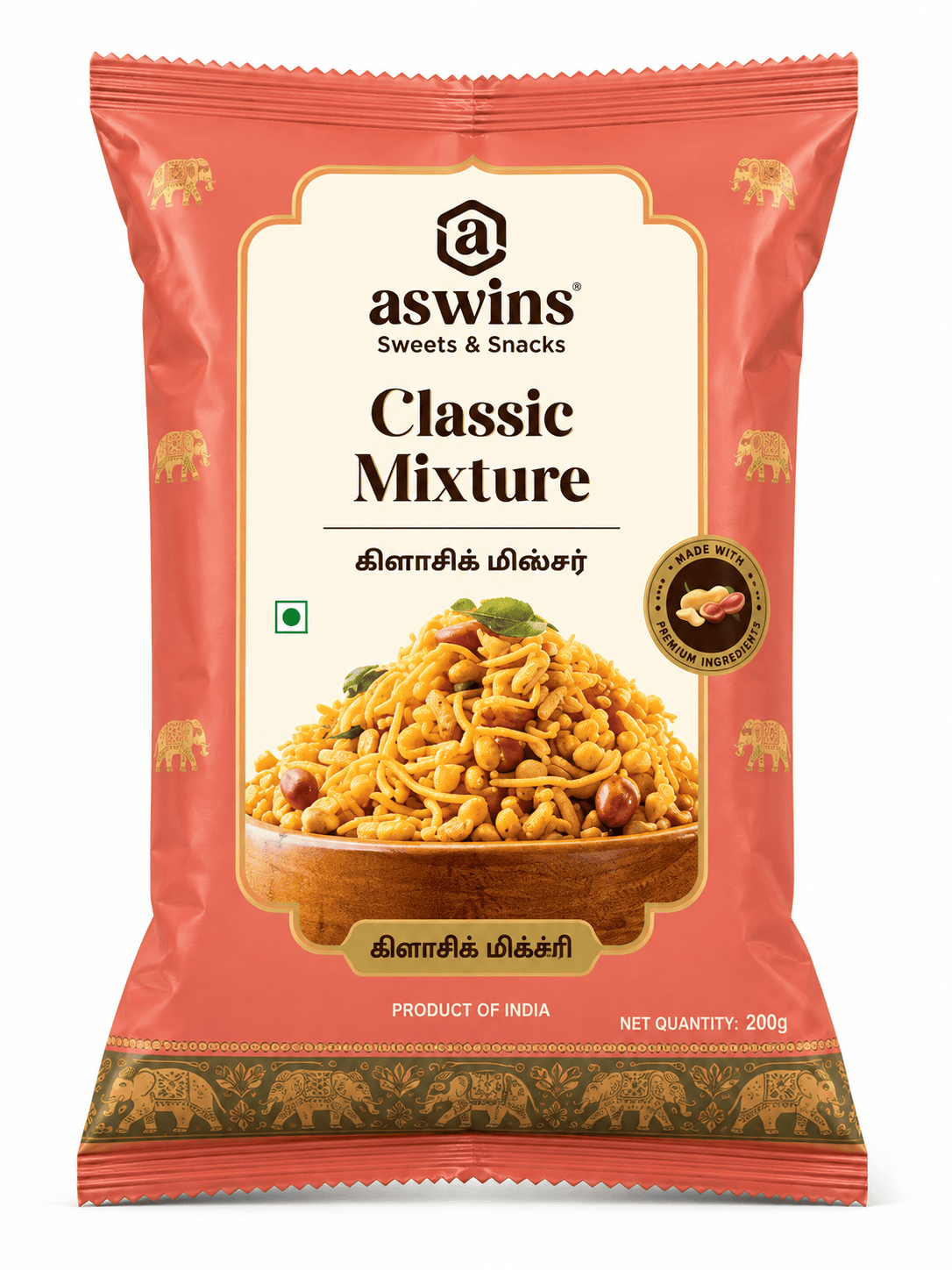 Asiatischer Snack Classic Mixture, 200g, asiatische Lebensmittel.