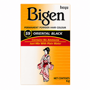 Asiatische Haarfarbe Bigen Oriental Black, ohne Ammoniak, 6g.