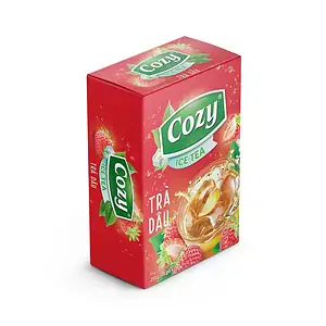 Asiatischer Lebensmittel Online-Shop, Cozy Eistee mit Erdbeeren.