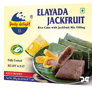 Asiatische Lebensmittel Online-Shop. Elayada Jackfruit Rice Cake mit Jackfruit-Füllung.