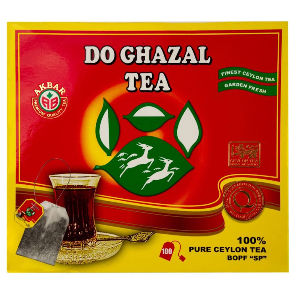 Asiatischer Lebensmittelladen - Do Ghazal Tee, 100% reiner Ceylon-Tee, Garden Fresh.
