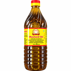 Asiatische Lebensmittel Online-Shop MUSTARD OIL Haarpflege, Öl 1 L.