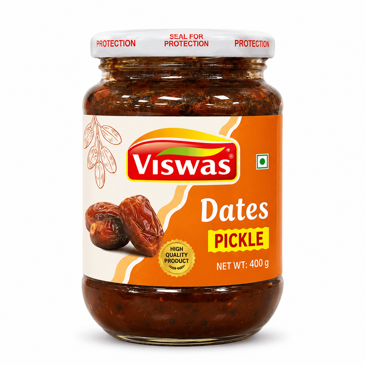 Asiatische Lebensmittel Online-Shop, Viswas Dattel-Pickle 400 g.