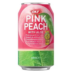 Asiatischer Lebensmittel Online-Shop mit Pink Peach Getränkedose.