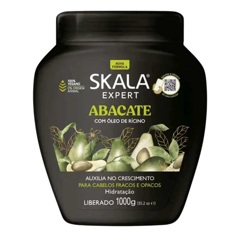 Asiatischer Lebensmittel Online-Shop, Abacate Creme in schwarzer Dose.