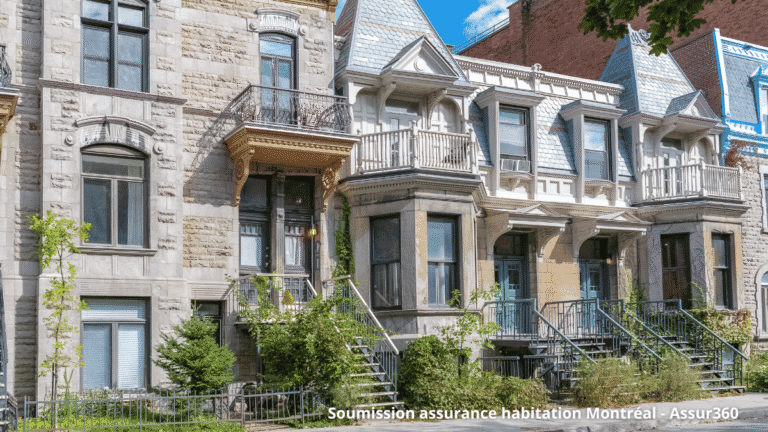 Maisons victoriennes typiques à Montréal, architecture locale charmante.