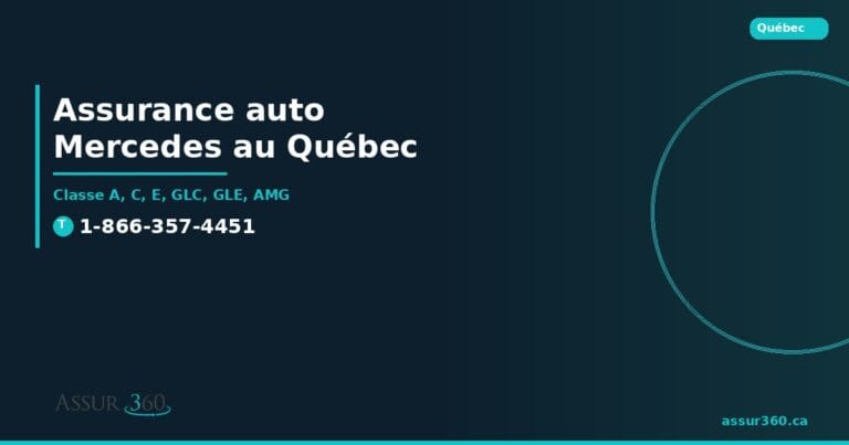 Assurance auto Mercedes-Benz au Québec — soumission gratuite | Assur360