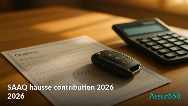SAAQ hausse contribution 2026 : impact réel sur votre budget auto — Assur360