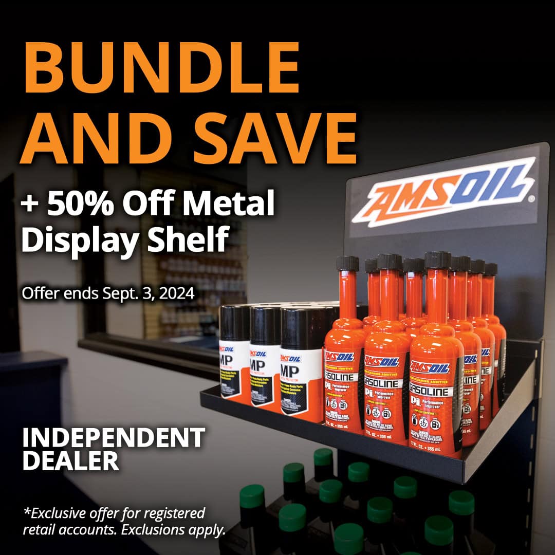 Save on automotive and diesel bundles+50% off metal display shelf