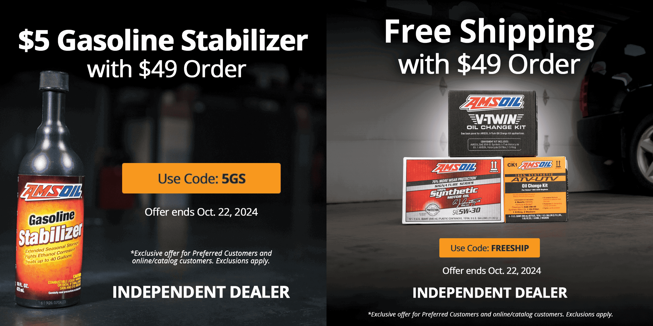 AMSOIL Gasoline Stabilizer for just $5 with free shipping over $49