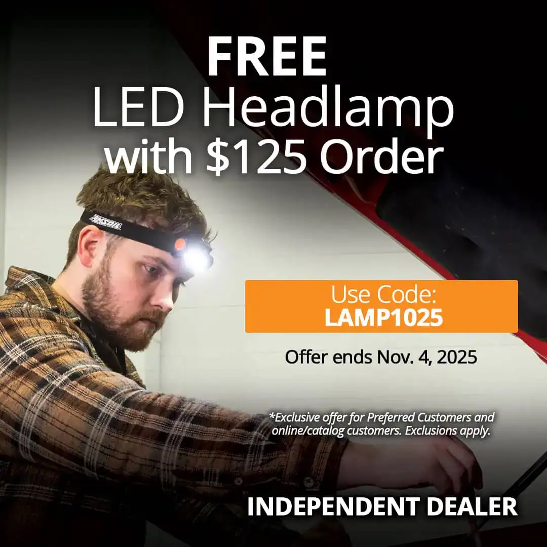 Free AMSOIL LED Headlamp With $125 Order