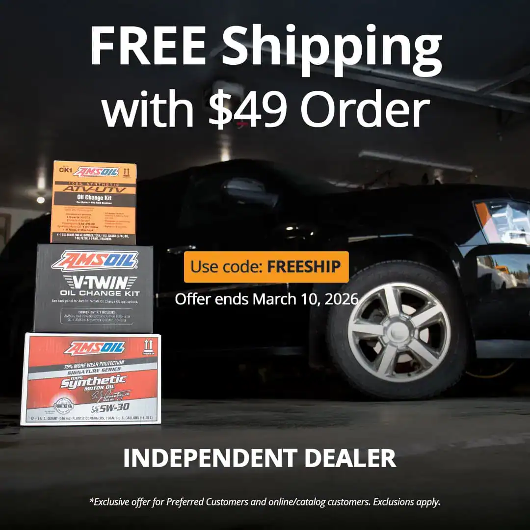 Free Amsoil Shipping With Order Of $49 Or More