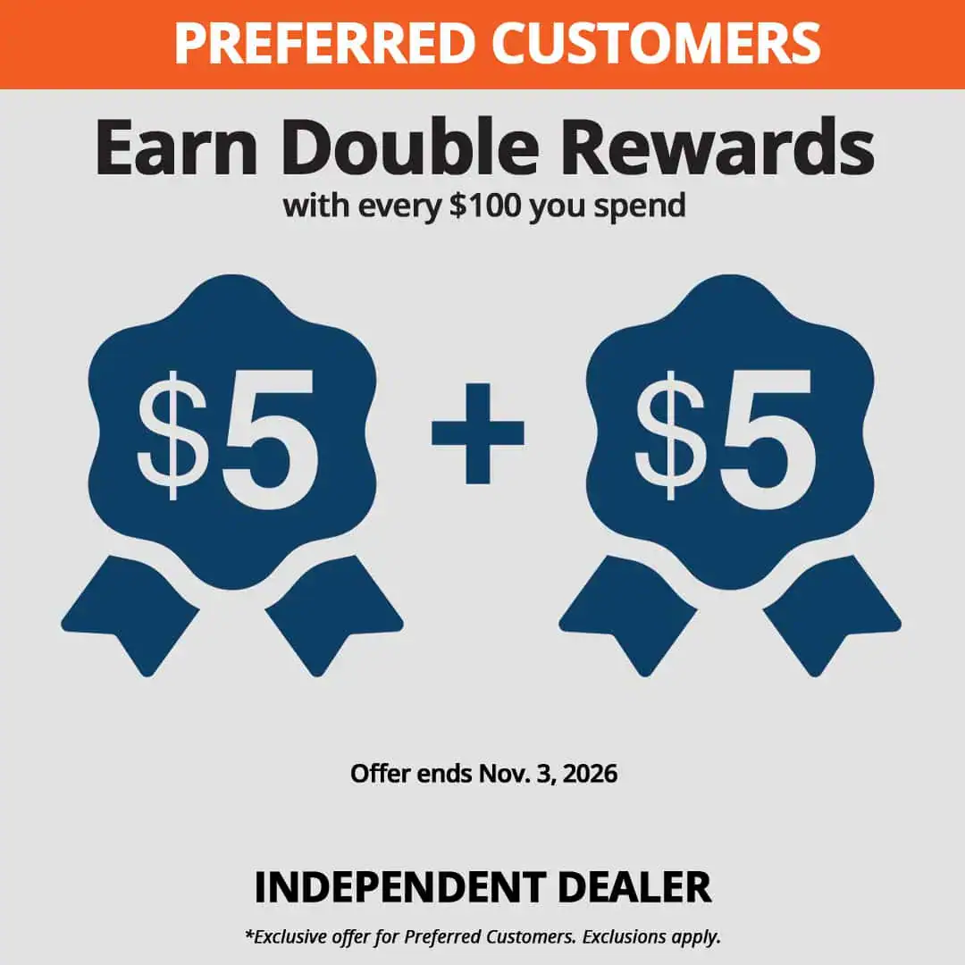 AMSOIL Preferred Customers earn double rewards