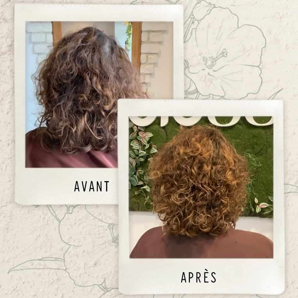Résultat coloration végétale
