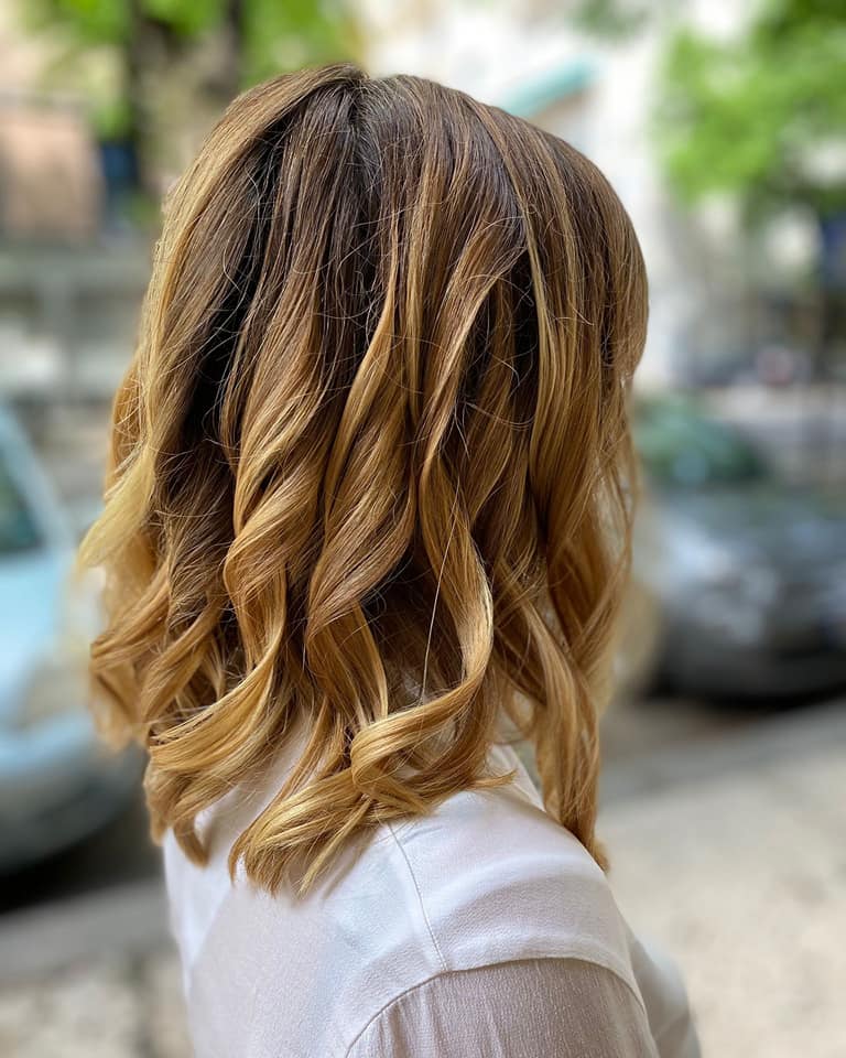 Balayage miel Biocoiff'