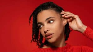 Tresses en coiffure protectrice pour cheveux afro