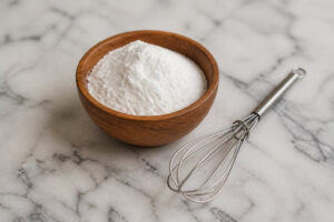 Shampoing sec naturel avec du bicarbonate