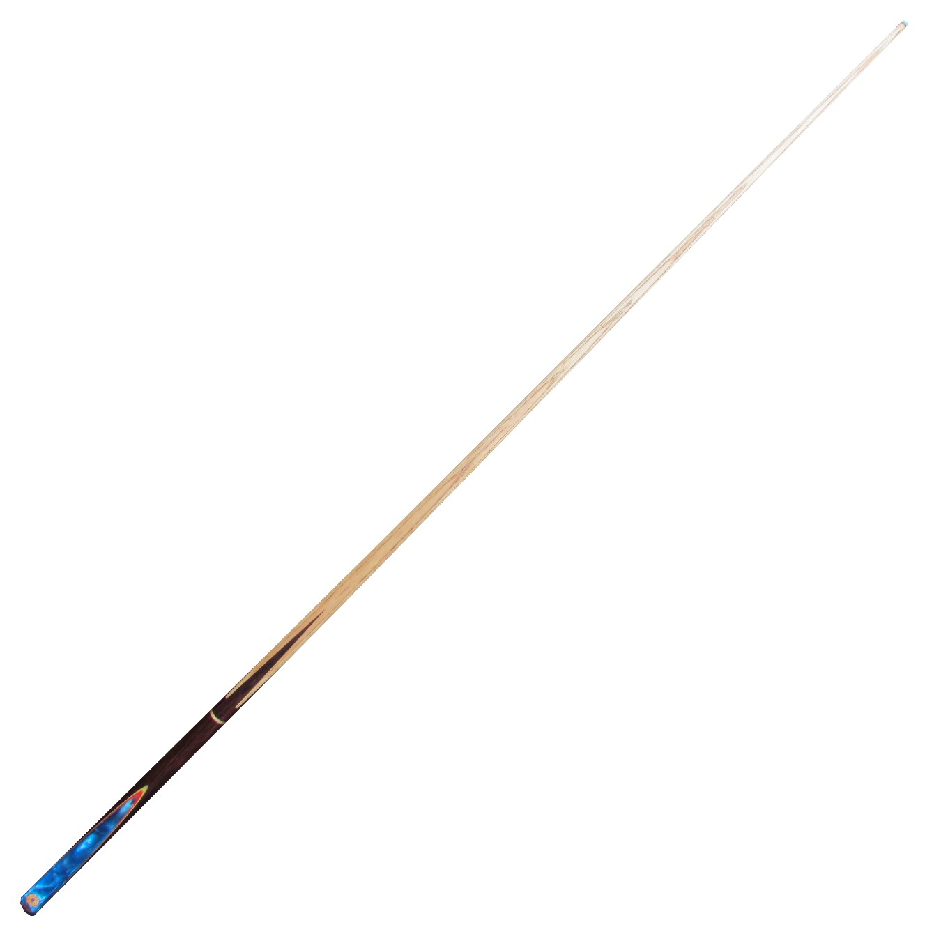 Blue Flash butt jointed machine spliced snooker cue - Image 4