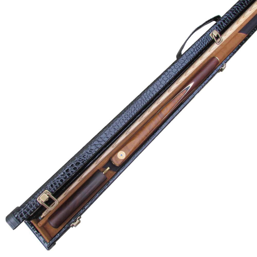 Newberry butt jointed pool cue and leatherette case deal