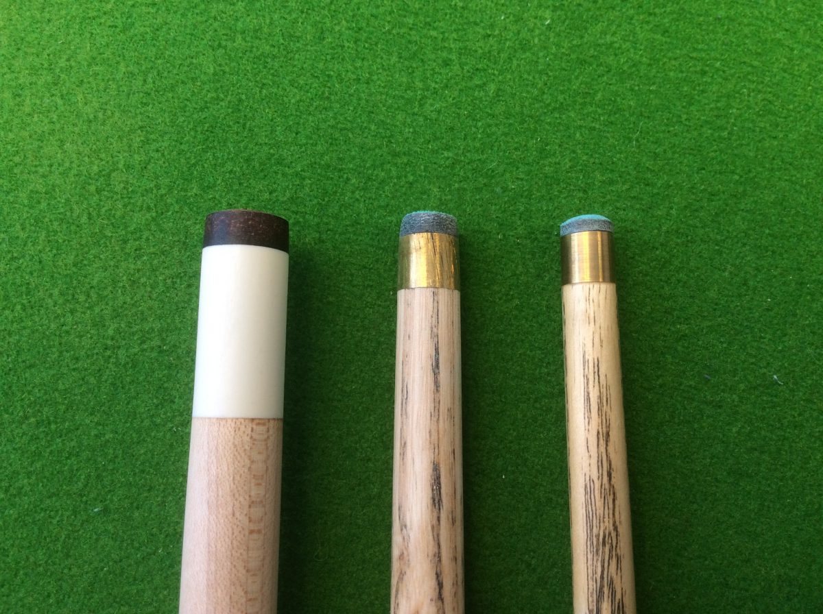 What cue tip sizes are best for snooker and pool?