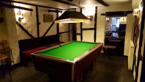 Recovered pool table