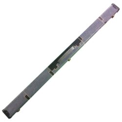 3/4 (3pc) Gray and black `croc skin effect` snooker and pool cue case for butt jointed cues