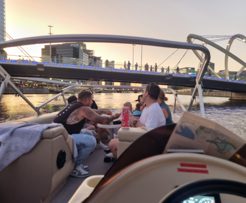 Party boat Melbourne on the water