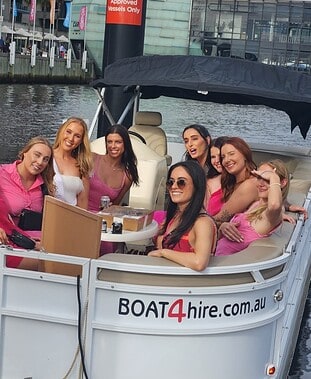 Party boat hire Melbourne on the Yarra River