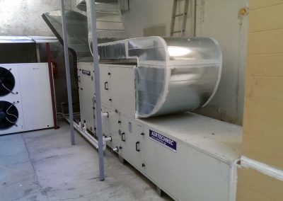 Κεντρική Κλιματιστική Μονάδα Με Αντλία Θερμότητας Και Απόλυτα Φίλτρα Αέρα Σε Μονάδα Ημερήσιας Νοσηλείας